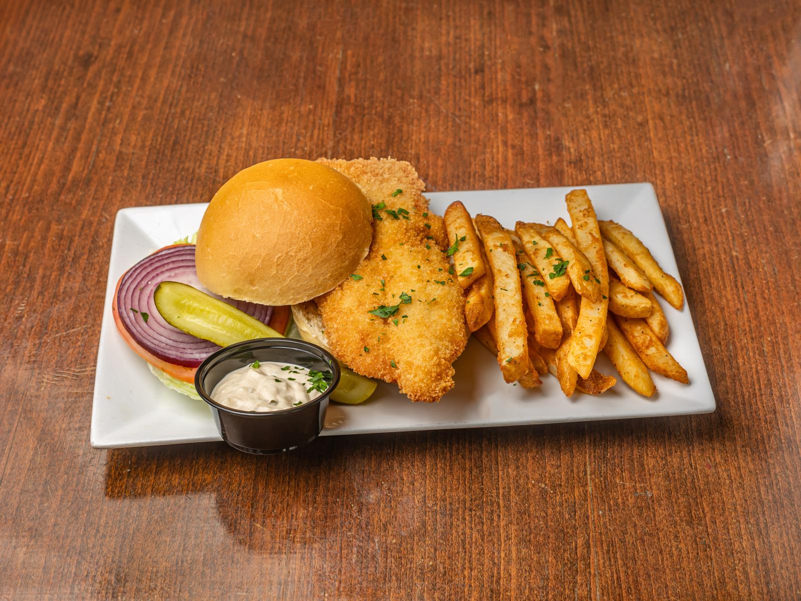 Fried Flounder Sandwich
